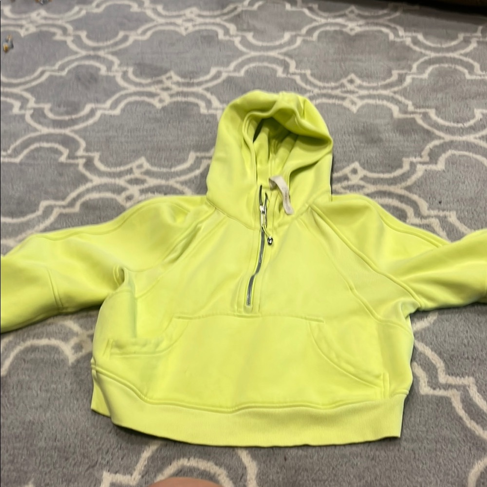 Lululemon Athletica Lime Green Hoodie